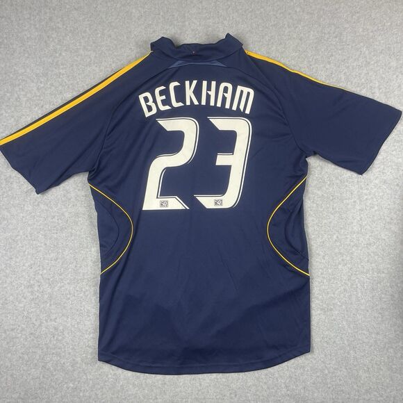 adidas Other - LA GALAXY 2007 Vintage AWAY FOOTBALL SHIRT JERSEY ADIDAS L Men’s  #23 BECKHAM